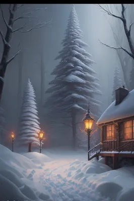 Почему нам нравятся зимние пейзажи с домами? | Пограничный контроль | Дзен