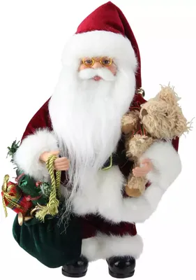 Новогодние игрушки под ёлку, Санта из фетра, Санта Клаус №926019 - купить в  Украине на Crafta.ua
