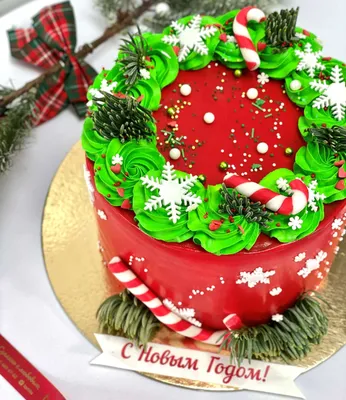 Новогодний торт с мышкой №1113 по цене: 2500.00 руб в Москве | Lv-Cake.ru