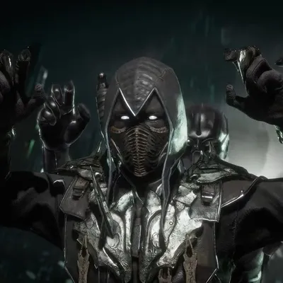 Download Noob Saibot Unleashing Darkness in Mortal Kombat Wallpaper |  Wallpapers.com