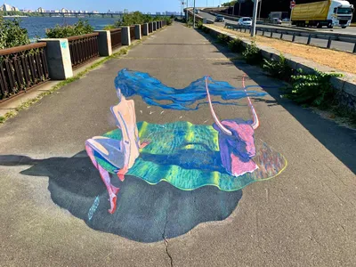 3d рисунки на асфальте или 3d street painting — LiveJournal