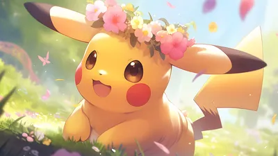 Happy Pikachu Pokémon Desktop Wallpaper - Pikachu Wallpaper