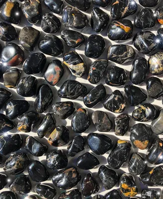 Black Onyx Tumbled Pocket Stone - Rocks with Sass