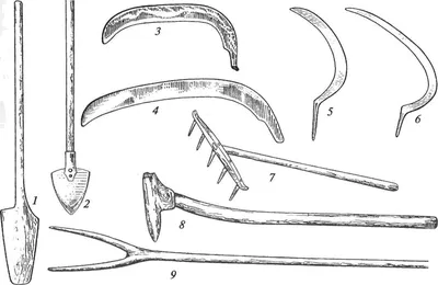 Орудия труда древних славян картинки