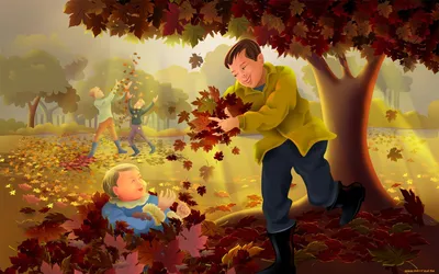Осень Мультфильм Свинья, Мультфильм Осень, мультипликационный персонаж,  лист, оранжевый png | PNGWing