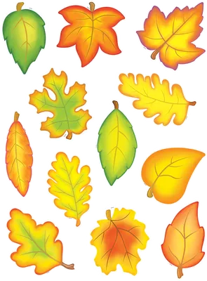 Осенние листочки из бумаги - 61 фото