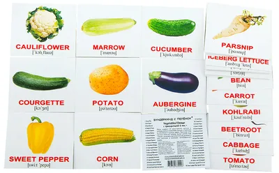 Учим базовую лексику: фрукты и овощи на английском