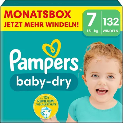 Pampers Baby-Dry 6 13-18kg 124gab. (Vācija) - EMMI.LV