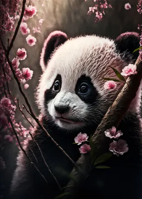 Wall Art Print | Cute Panda | Abposters.com