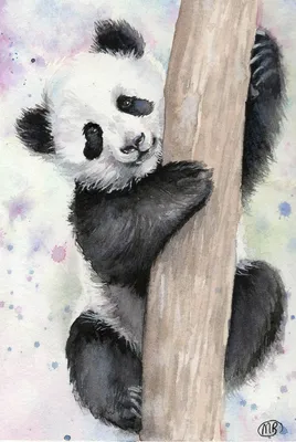 Panda themed string art on wooden panel – Thecraftpanda