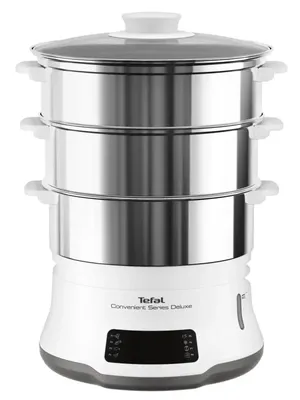 Пароварка Tefal Ultra Compact VC204810, цена 49990.00 ₸ в интернет-магазине  Tefal. Характеристики, фотографии, описание