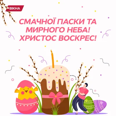 Привітання з Великоднем (Пасхою) 2023 року: картинки, листівки, вірші та  смс — Укрaїнa