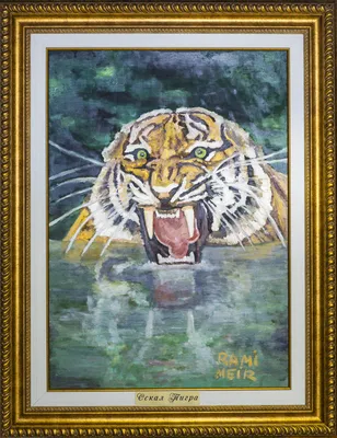 Картина по номерам Paintboy Original \"Оскал тигра\" 40х50см - купить с  доставкой по выгодным ценам в интернет-магазине OZON (182016677)