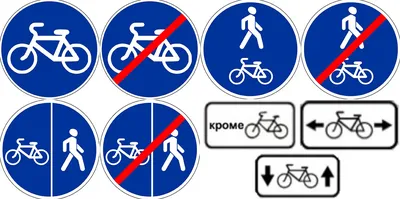 Фотоальбом - Правила для велосипедистов