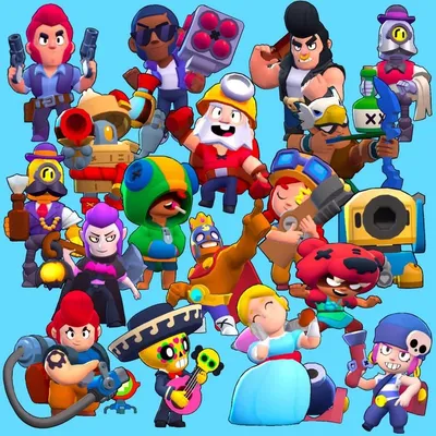 Сахарная картинка Герои Brawl Stars — купить в интернет-магазине  CakeShop.com.ua