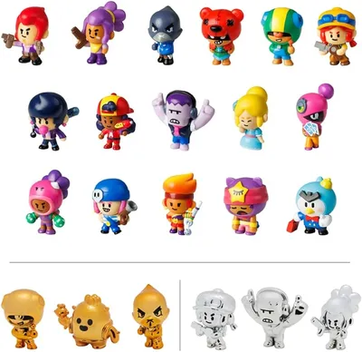 Brawl Stars Line Friend Mystery Keyring 1EA All Characters Set Figure  Keychain | eBay