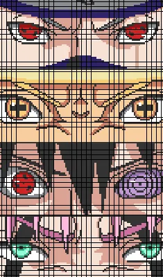 Pixel art anime girl on Craiyon