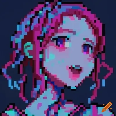 ANIME GIRL PIXEL ART by Akira-Kunn on DeviantArt