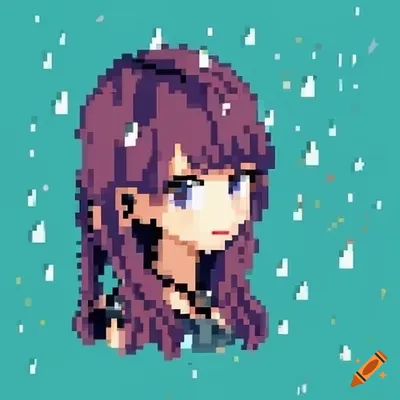 Just in time for kawaii pixel art💖🎀 Help her decide🤔 With or without a  beret? . . [Retro Anime Pixel art made with aseprite on a 124”124… |  Instagram