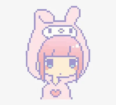 ANIME GIRL PIXEL \" Art Board Print for Sale by 9AF- | Redbubble