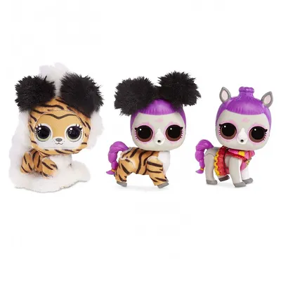 LOL doll Unicorn Pet for Sister Dolls Unipony Monkey Dog Cat Rabbit 3-6cm  Big and Small Pets Kids Gift Toy