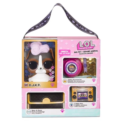 Купить кукла L.O.L. Surprise Big Pet D.J.K.9 - Большой питомец Щенок  577706, цены на Мегамаркет | Артикул: 600005223780