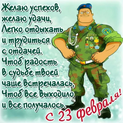 ПОЗДРАВЛЕНИЕ МУЖЧИН С 23 ФЕВРАЛЯ!!!