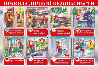 Постер Woozzee Правила безопасности дома PPI-1010-1839 - купить в Москве,  цены на Мегамаркет