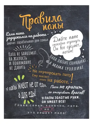 Картина на холсте \"Правила дома ЧБ I\" - купить недорого в интернет-магазине  Postermarket в Москве