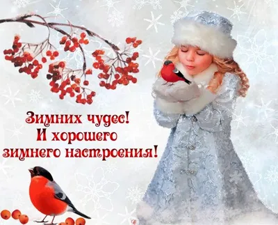 Хорошего зимнего Дня! Отличного настроения! Добрый зимний приветик! Позитив  для друзей! - YouTube