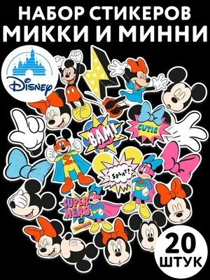 Disney Наклейки стикеры милые для ежедневника Микки Маус Минни Маус