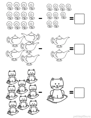 Примеры для дошкольников 5-6 лет по математике для подготовки к школе  (распечатать бесплатно), примеры на повторение