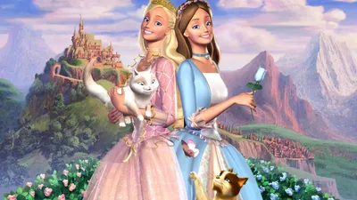 Смотреть мультфильм Барби: Принцесса и Нищенка онлайн в хорошем качестве  720p