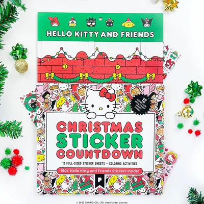 Hello Kitty and Friends Christmas Sticker Advent Calendar - FINALSALE – The  Pink a la Mode