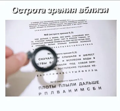 Как проверить зрение вблизи (в очках или без очков )? Легко - проверяйте ⬇️  | Врач - офтальмолог первой кв категории | Дзен