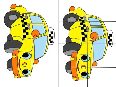 Разрезные картинки по теме \"Транспорт\"