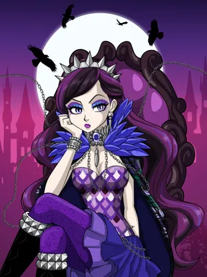 Ever After High Кукла Рэйвен Квин из коллекции Thronecoming - «Моя королева  воронов, в день коронации» | отзывы