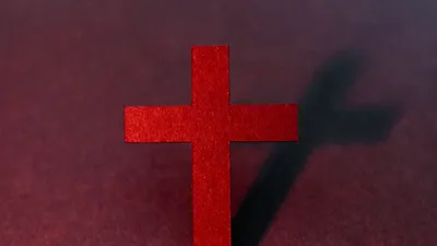 Обои крест, религия, бог, красный картинки на рабочий стол, фото скачать  бесплатно