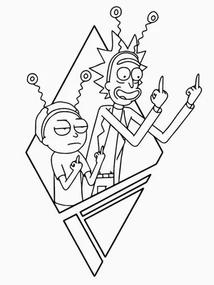 Раскраска рик и морти скачать и распечатать бесплатно | Tatuagem de rick e  morty, Esboço de tatuagem, Ideias de tatuagens