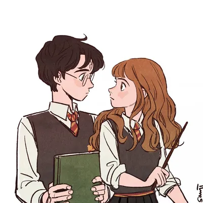 Hermione and Ron by Gricken on DeviantArt