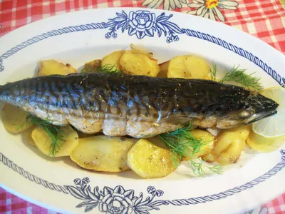 жареная рыба на тарелке с дольками лимона, картинка жареной рыбы, еда, рыбы  фон картинки и Фото для бесплатной загрузки