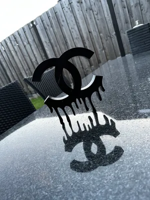 STL file Chanel Dripping Logo Decor Topper wall art 🎨・Model to download  and 3D print・Cults