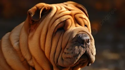 Sharpei Puppy Looking Away High-Res Stock Photo - Getty Images