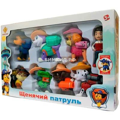 Набор \"Щенячий патруль\" (8 героев) - купить игрушку в Украине - Киеве,  Харькове, Днепре, Одессе | Luxtoys