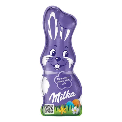 Купить шоколадный заяц Milka молочный 45 г, цены на Мегамаркет | Артикул:  100029314695