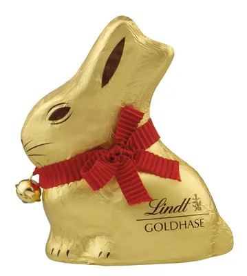 Золотой шоколадный заяц Lindt Gold Bunny - «Ну очень вкусный шоколад!» |  отзывы