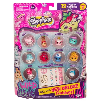 Shopkins: 12шт. в блистере: купить игрушечный набор для девочек в  интернет-магазине Meloman | Астана, Алматы, Казахстан