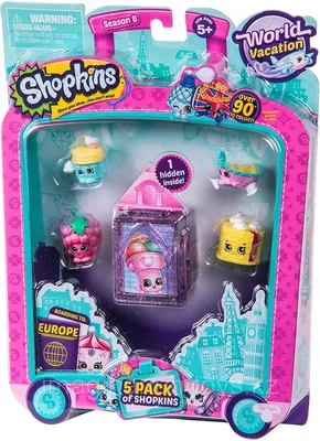 Фигурка Shopkins S8 Кругосветное путешествие - 5 друзей шопкинс (56513)  цены в Киеве и Украине - купить в магазине Brain: компьютеры и гаджеты