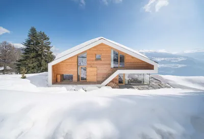 Traditional Swiss Chalet, Valais, Switzerland - SuperStock