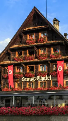 Old country chalet near Sarganz Switzerland. | Swiss chalet, Exterior,  Chalet